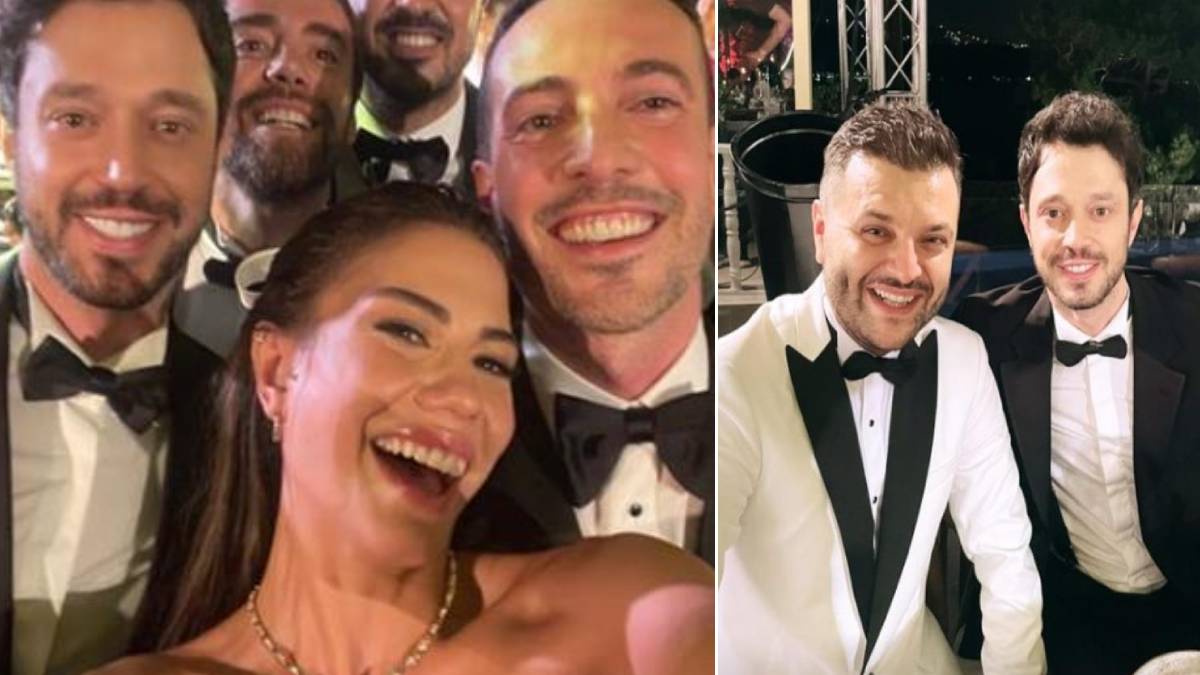 Oğuzhan Koç ve Demet Özdemir'in düğününde sürpriz görüntü! Murat Boz güzel oyuncuyla birlikte yakalandı: Yeni bir aşk mı doğuyor