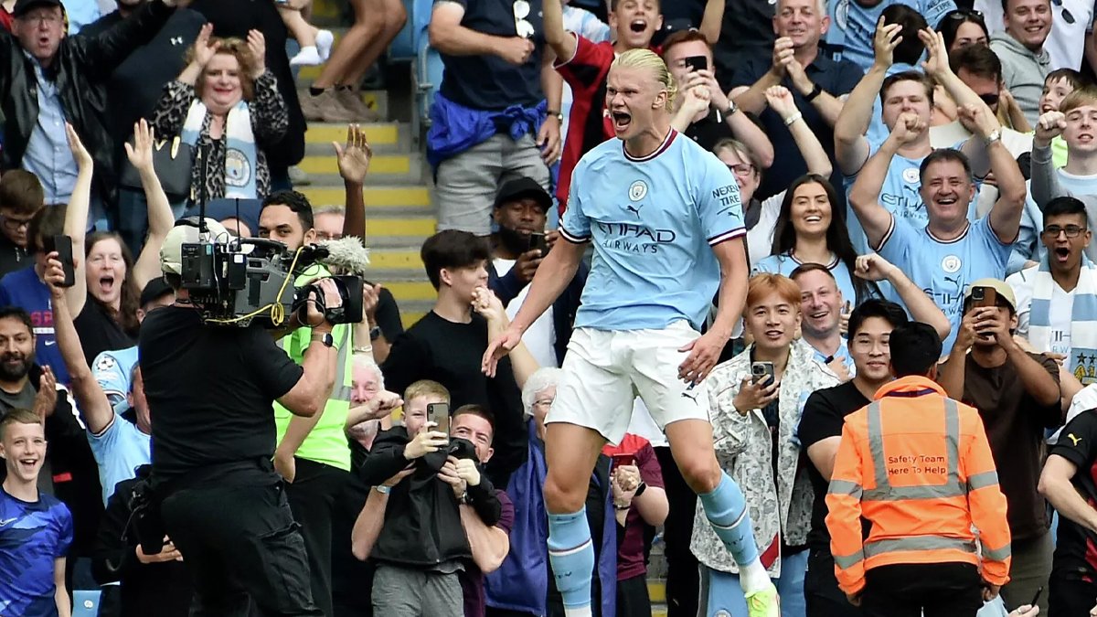 Haaland'dan Premier Lig rekoru: İlk 5 maçta 9 gol