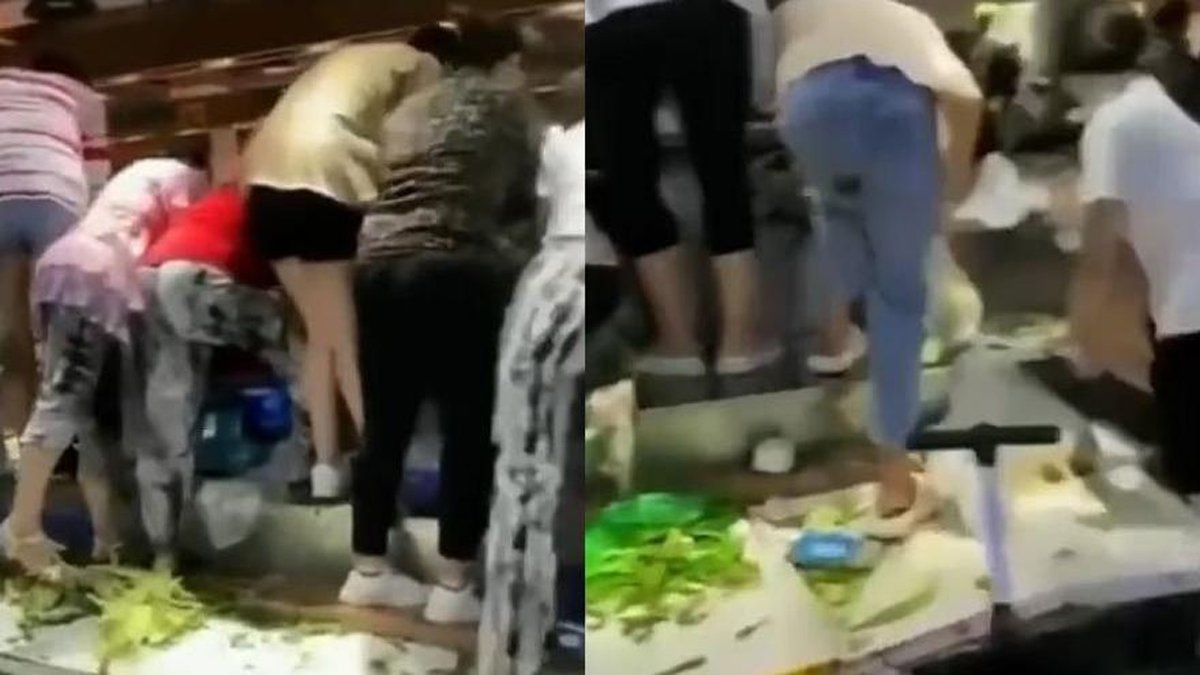 Çin'de ürküten görüntüler: Tam kapanma izdiham yarattı