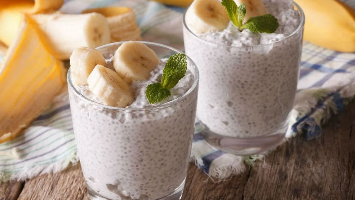 Üç beyazdan uzak duranlara  muzlu chia puding tarifi! Eltiniz kilo verince çatlayacak