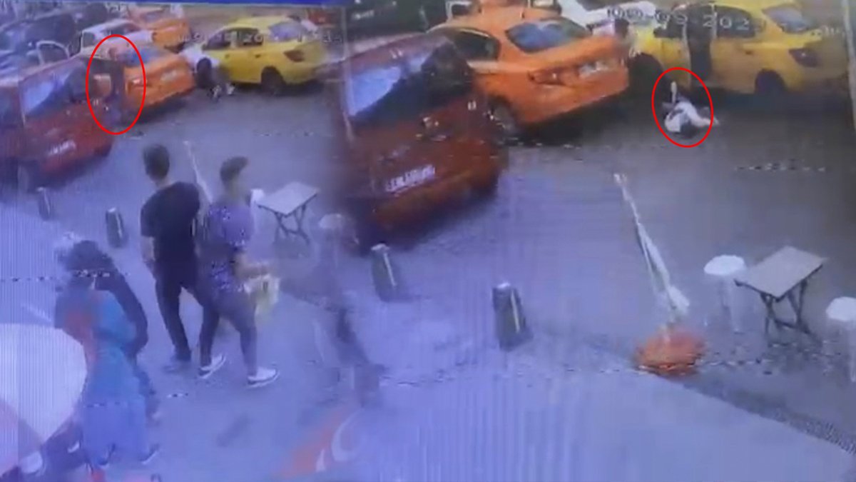 Taksim'deki dehşet anları kamerada: Aracından inip bir anda kurşun yağdırdı