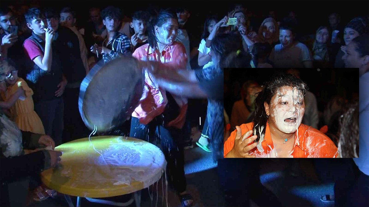 Her şey çeyrek altın için: Tepsiler de tekmeler de havada uçuştu