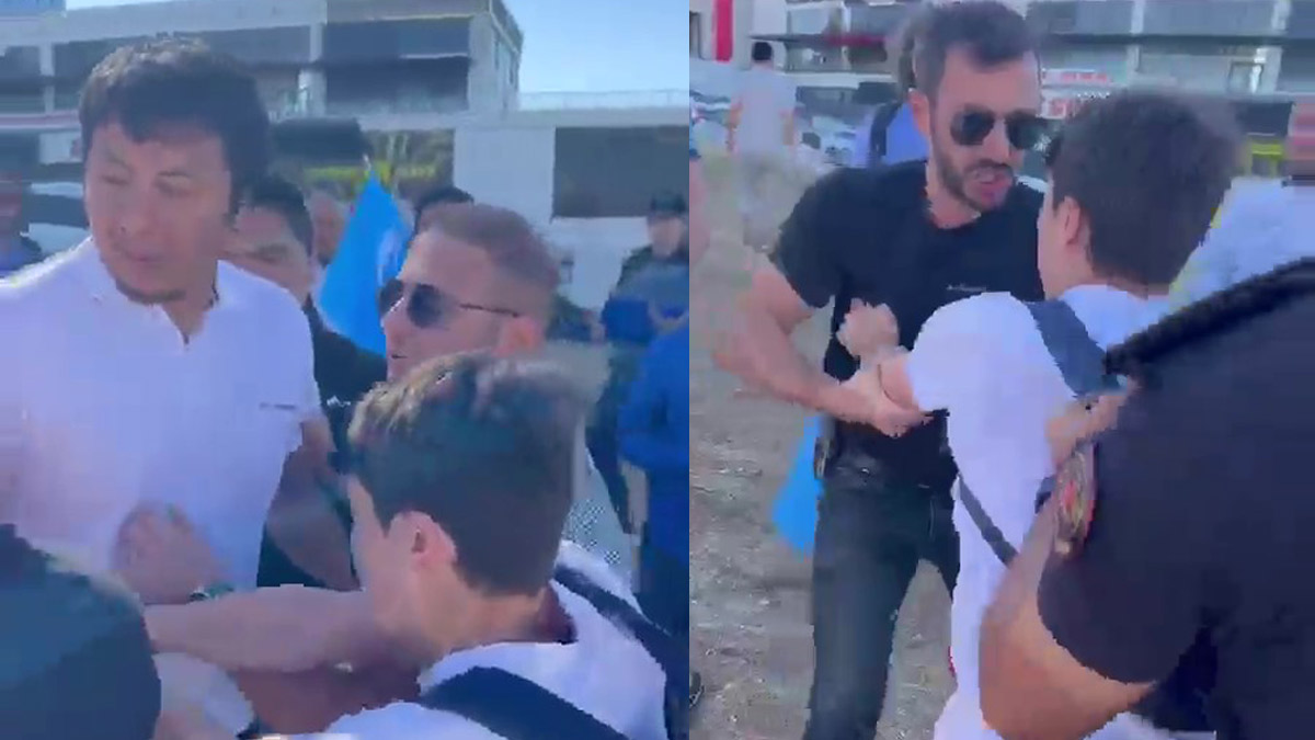 Karantina zulmünü protesto edenlere polisten sert müdahale: Ankara'da Uygurlara yaka paça Çin gözaltısı