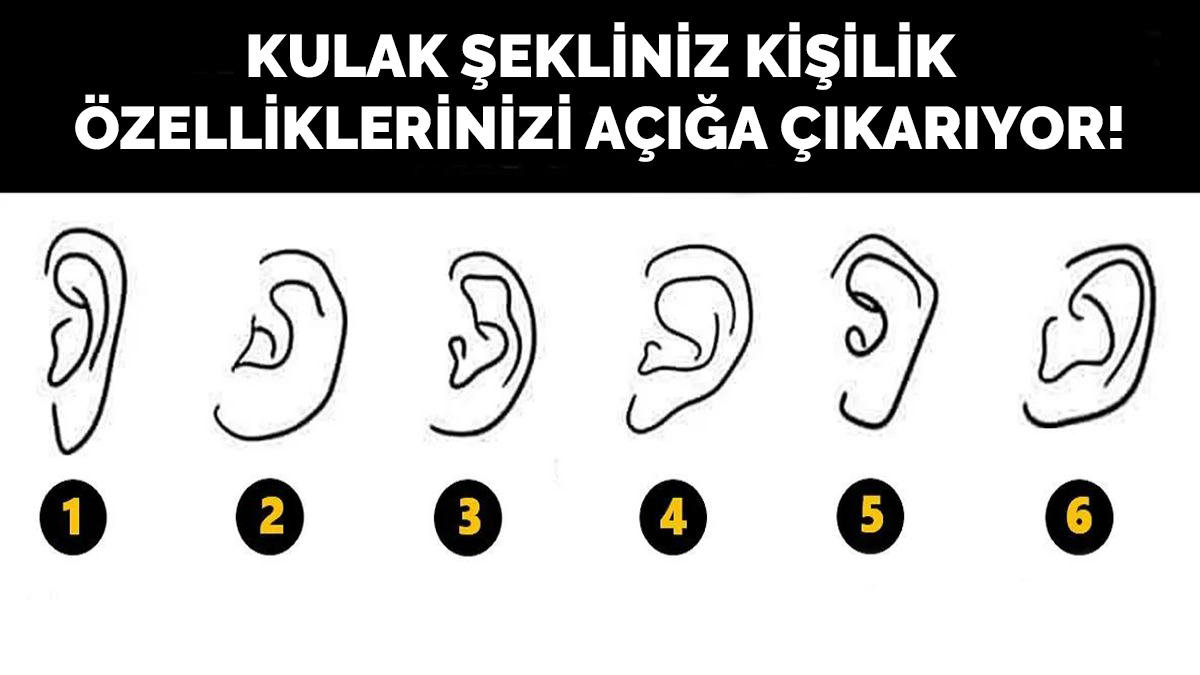 Kulak şekliniz kişilik özelliklerinizi ortaya çıkarıyor! İşte kulak şeklinize göre karakterinizi söyleyen kişilik testi!