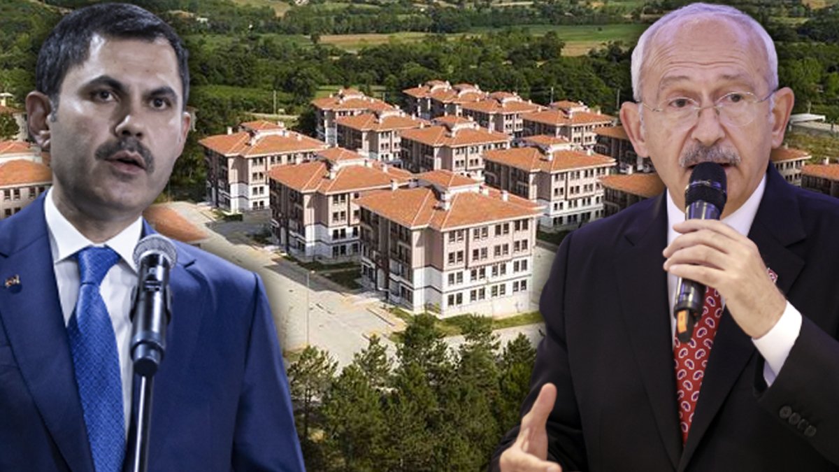 Bakan Kurum'dan Kılıçdaroğlu'na tepki: Siz isteseniz de istemeseniz de; bu konutları yapacağız