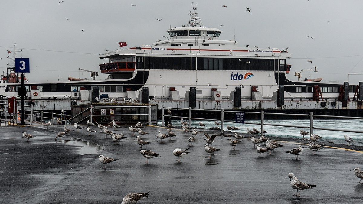 İDO'nun Kadıköy-Yenikapı-Bandırma seferi iptal