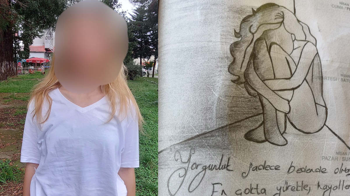 İntihara kalkıştı son anda kurtarıldı! İğrenç olayı çizdiği resimler gözler önüne serdi