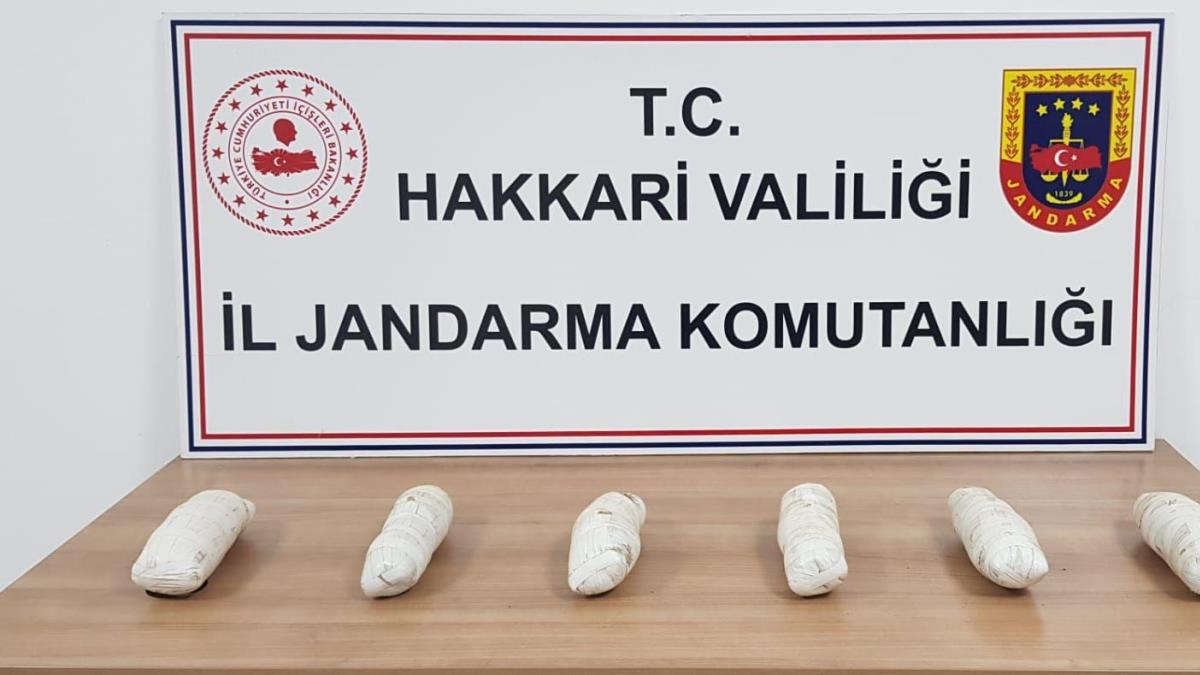 Hakkari de 27 Kilo 500 Gram Uyu turucu Ele Ge irildi