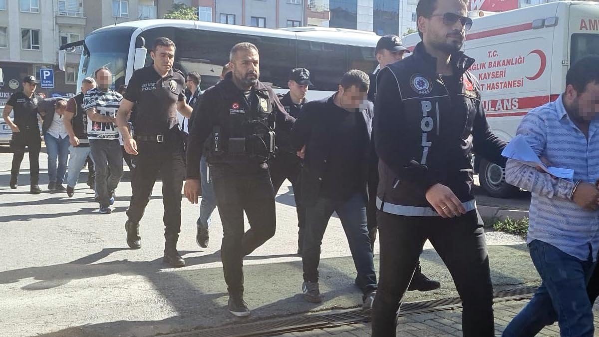 Kayseri'de uyuşturucu operasyonu: 43 gözaltı