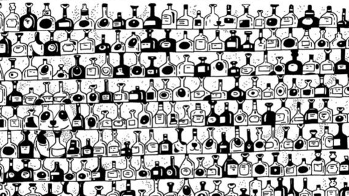 Üç resim üç panda: Resimlerdeki 3 pandayı 15 saniyede bulanlar süper zeki çıkıyor!