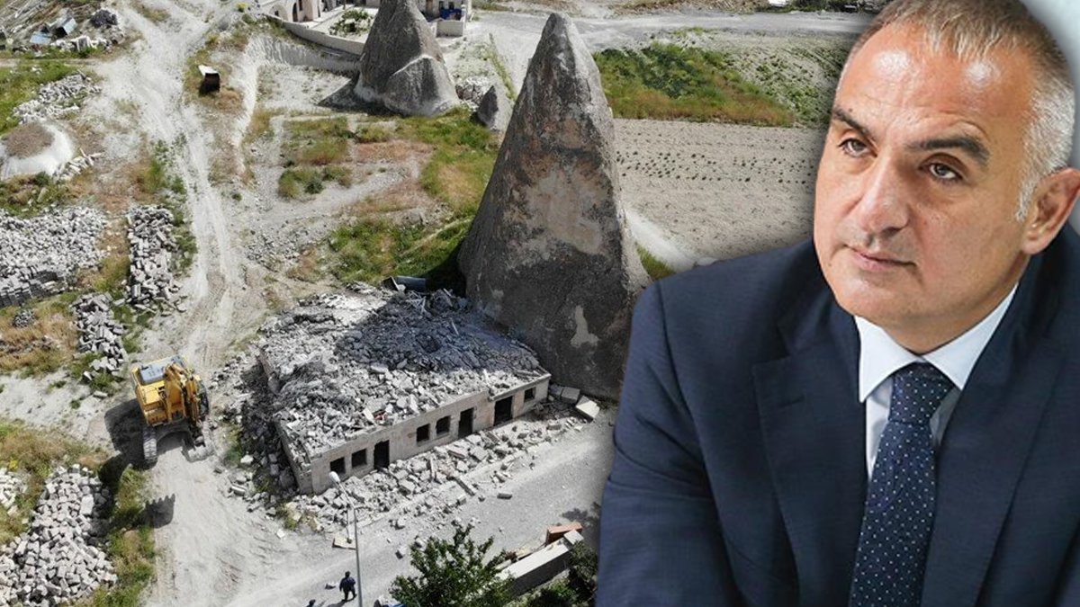 Bakan Ersoy'dan 'peri bacaları yıkılıyor' iddiasına cevap