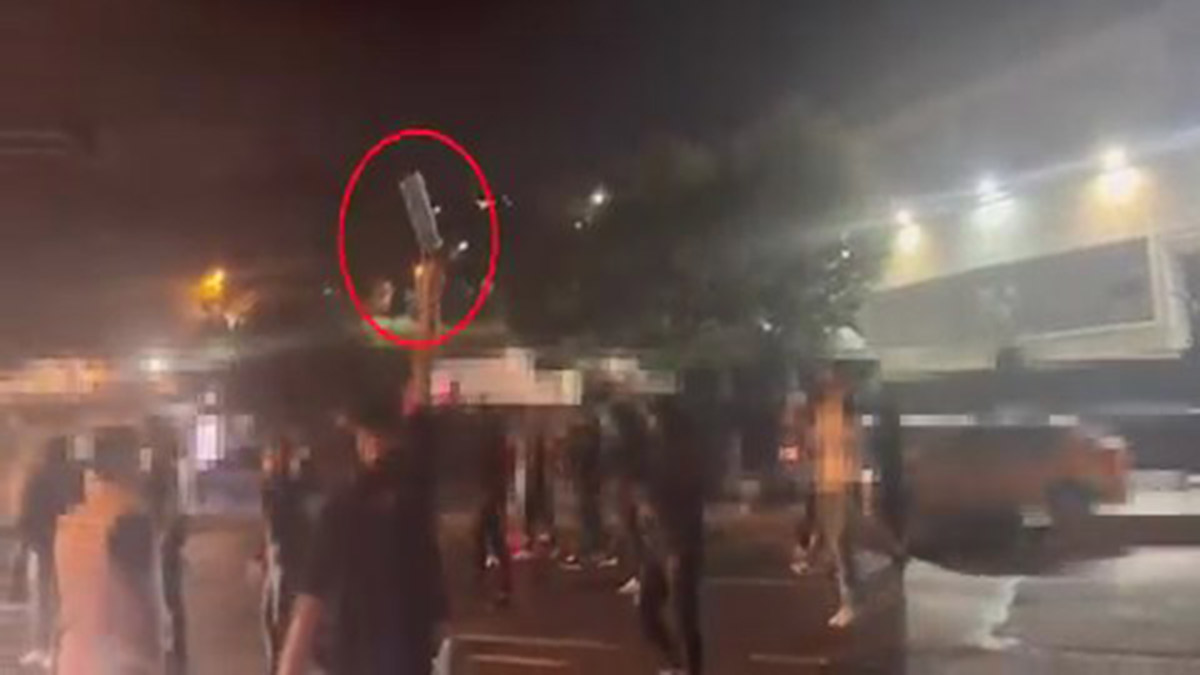 Beşiktaş aleyhine slogan atmışlardı! Vodafone Park önüne gelen satırlı gruptan 9 kişi yakalandı