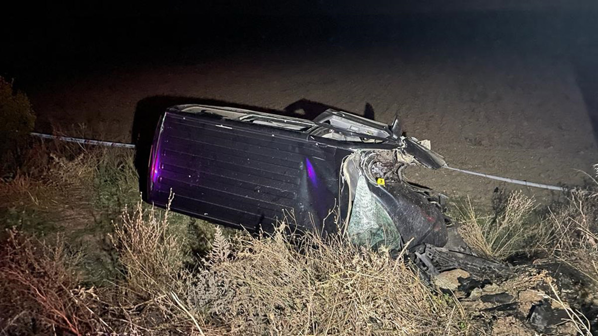 Edirne'de feci kaza: Şarampole devrilen kamyonetin sürücüsü öldü