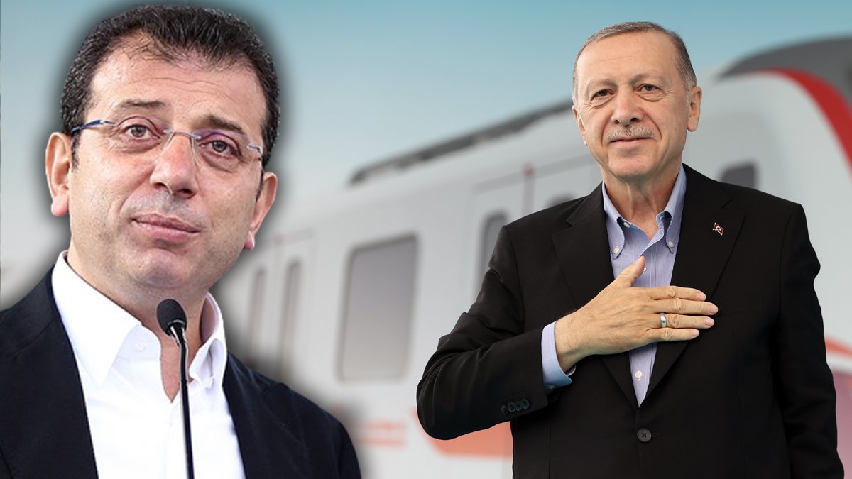 Erdoğan ve İmamoğlu arasında 'metro' tartışması