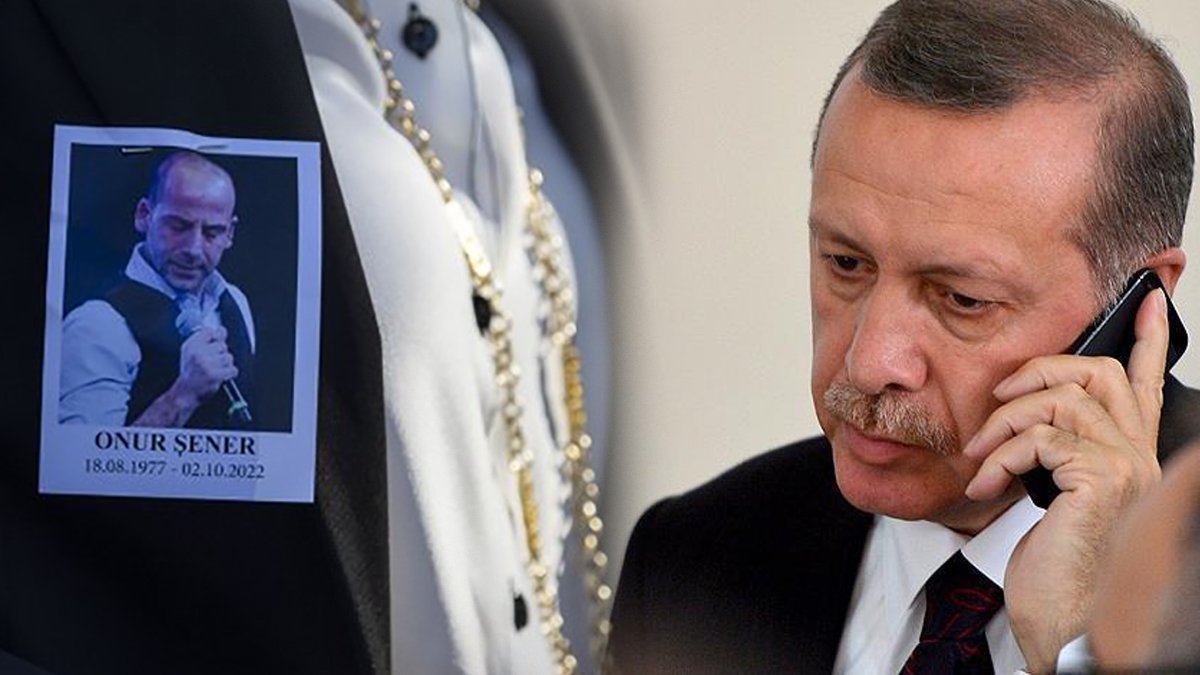 Erdoğan'dan Onur Şener'in ailesine taziye telefonu