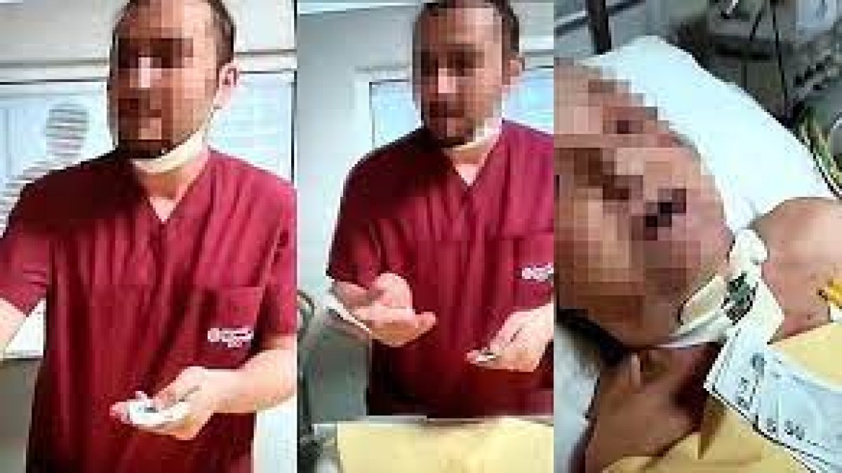 Yaşlı hastaya eziyet eden sağlıkçılara 3'er yıl meslekten men