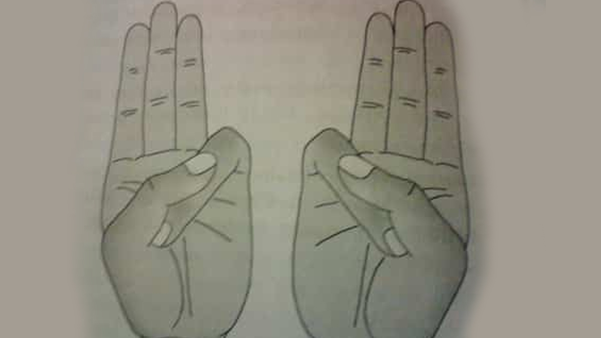 Elinizi bu pozisyonda tutarak vücudunuz için inanılmaz bir şey yapacaksınız