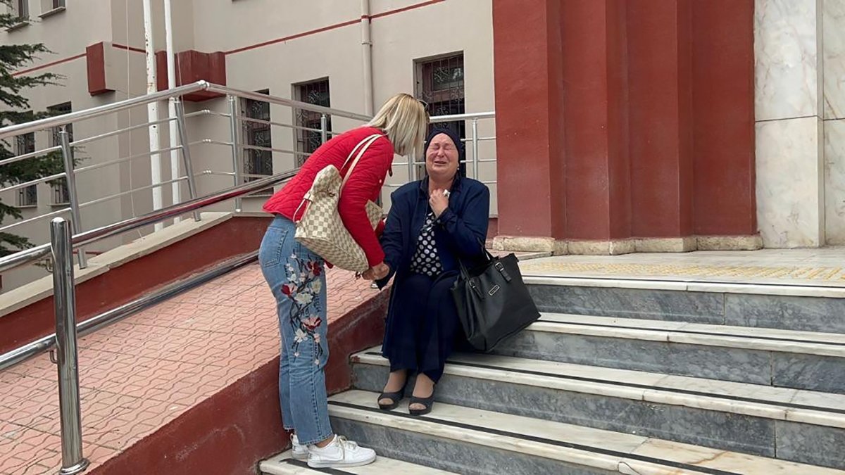 Adliye önünde adalet çığlığı: Beni bitirdiler, tükettiler