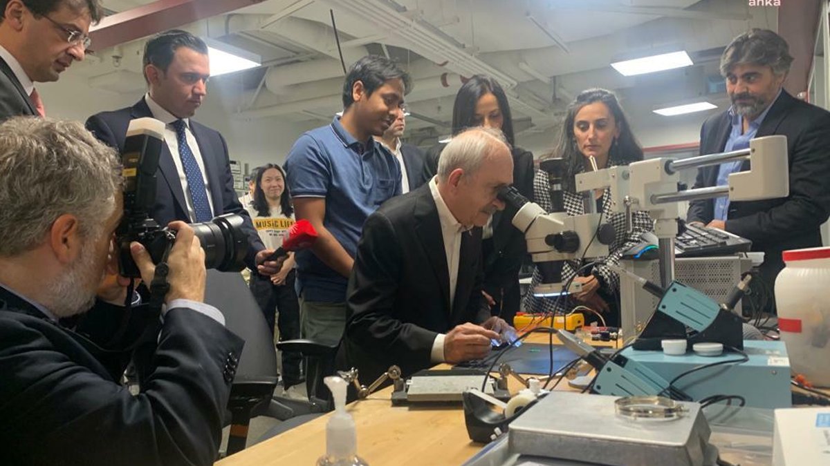 Kılıçdaroğlu ABD'de Türk fizikçi Canan Dağdeviren ile buluştu