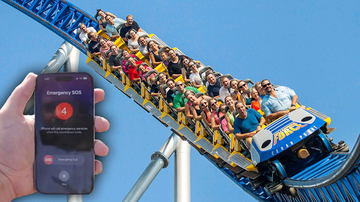 iPhone 14, lunaparkta hız trenine binenleri 'trafik kazası yaptı' zannedip acil servisi aradı