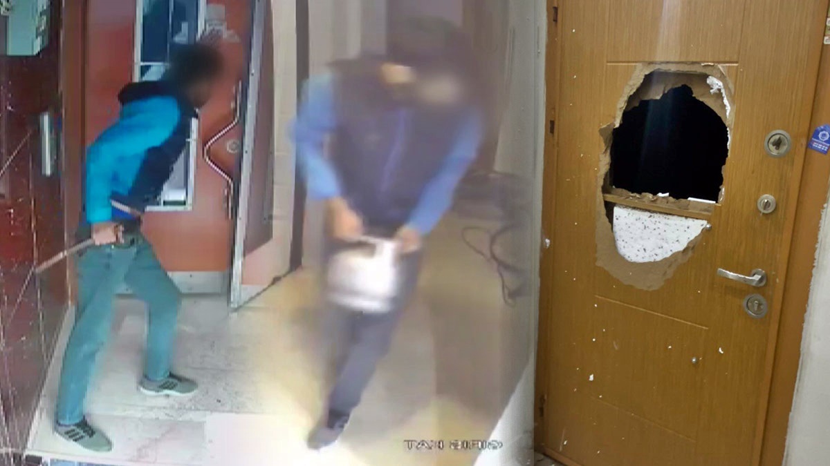 Olumsuz yanıt aldığı kadının kapısını piknik tüpüyle kırdı