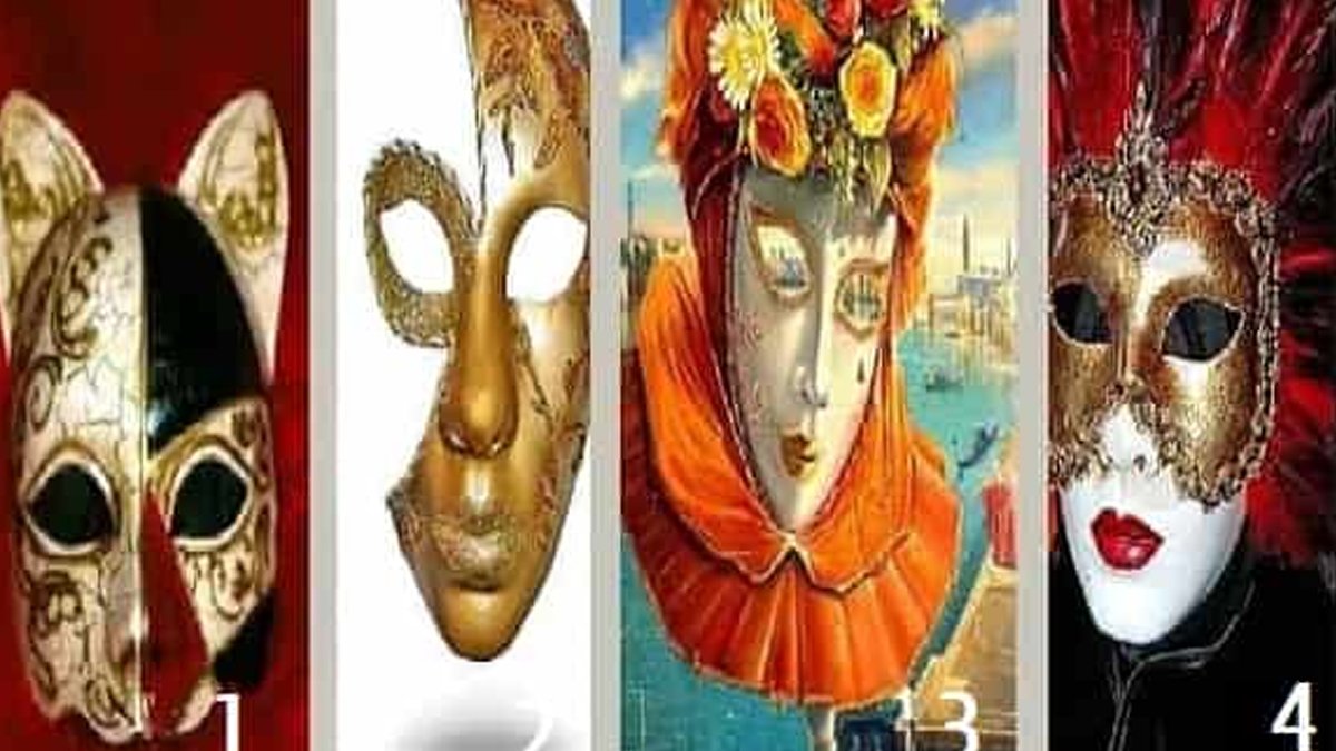 Bir Venedik maskesi seç ve insanlardan ne sakladığınızı öğrenin