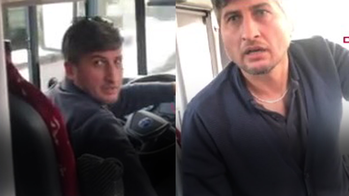 Otobüste dehşet anları! İETT şoförü durak soran yolcuyu yumrukladı