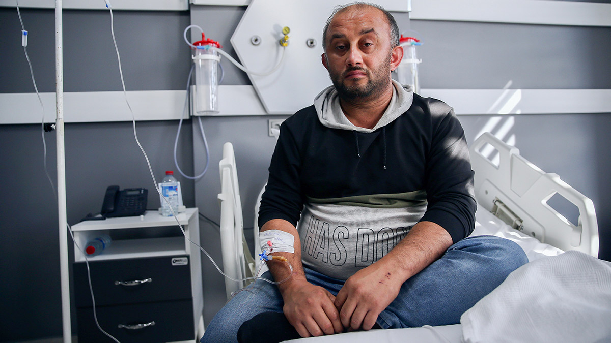 Maden faciasında yaralı kurtulan işçi dehşet anlarını anlattı: Ateş topu geldi, sadece çocuğumu düşündüm