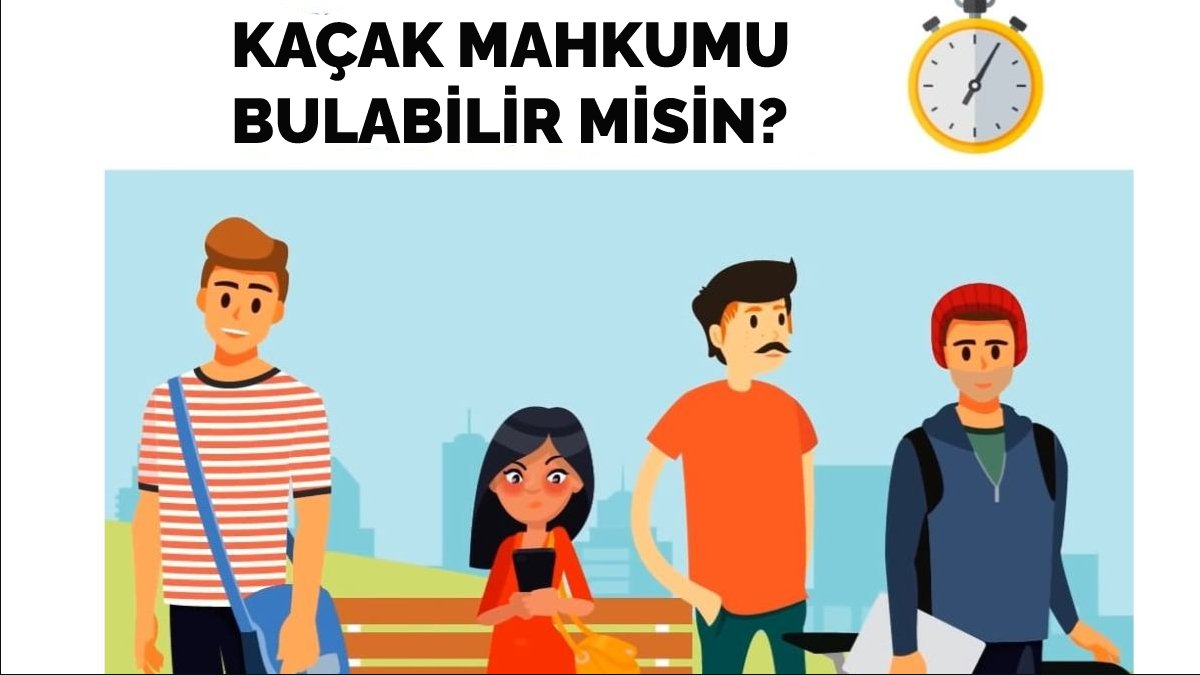 Zeka resimli bulmaca: Bu zeka oyununda kaçak mahkumu tespit ederek masumları kurtarın!