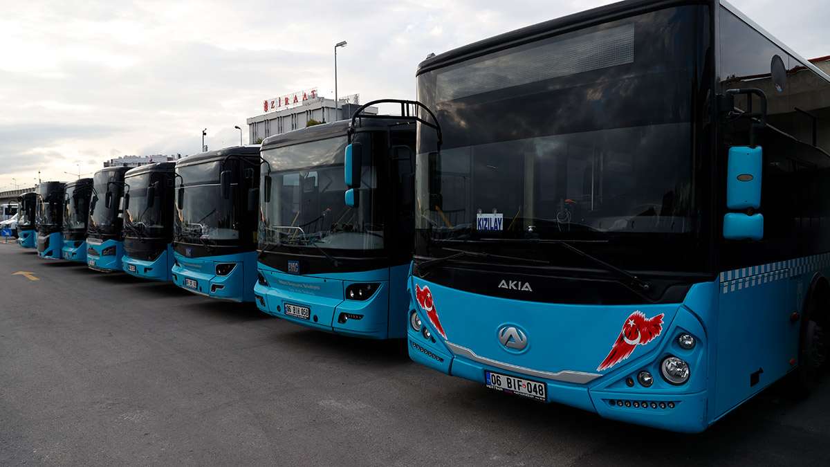 Ankara’da özel halk otobüsleri kontak kapattı