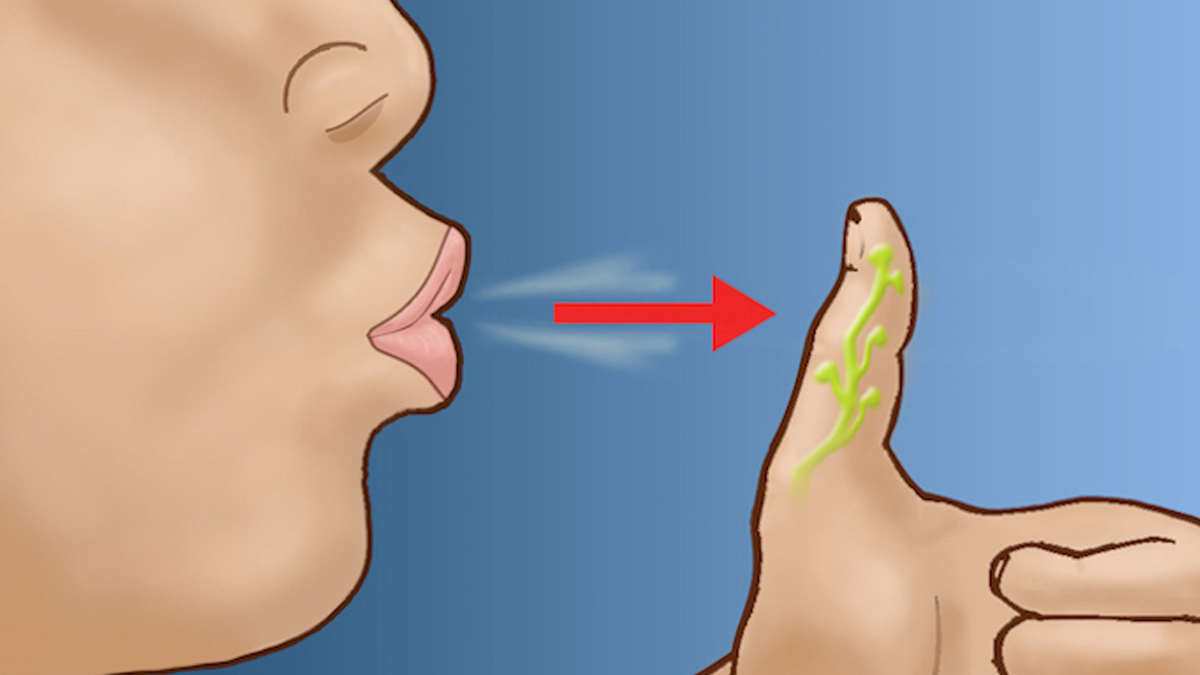 Başparmağınıza üfleyin görün! Vücutta inanılmaz bir etkisi oluyor...