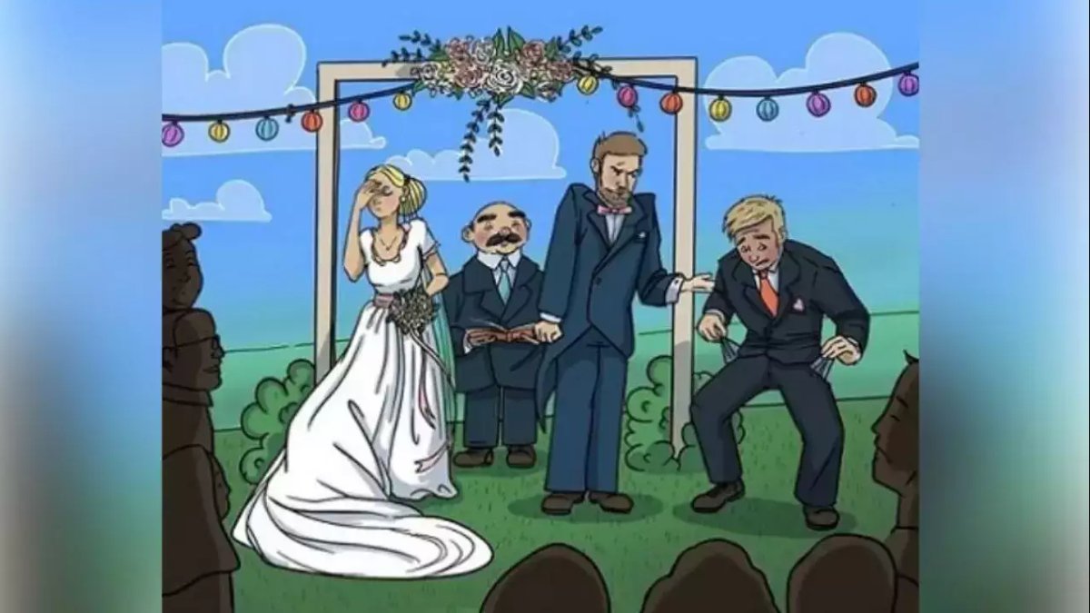 IQ ölçen zeka oyunu: Sağdıcın kaybettiği evlilik yüzüğünü bulabilir misin? Yüzüğü bul ve nikahı kurtar!