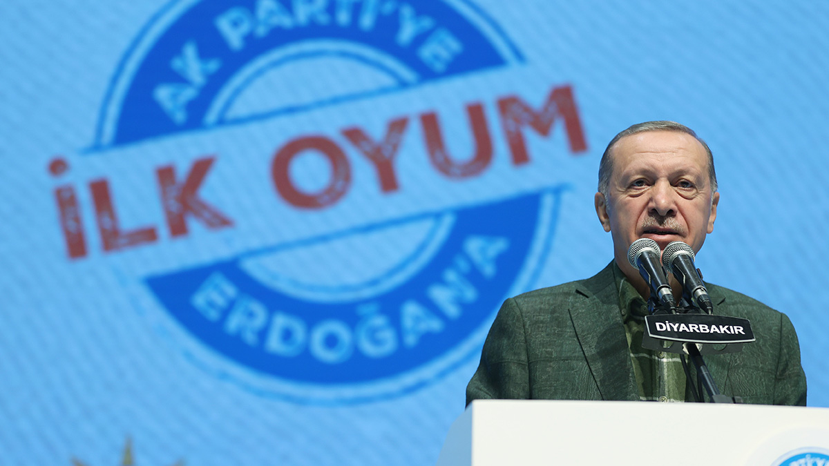 Erdoğan Diyarbakır'da duyurdu: Kılıçdaroğlu adaylığını açıkladı hayırlı olsun