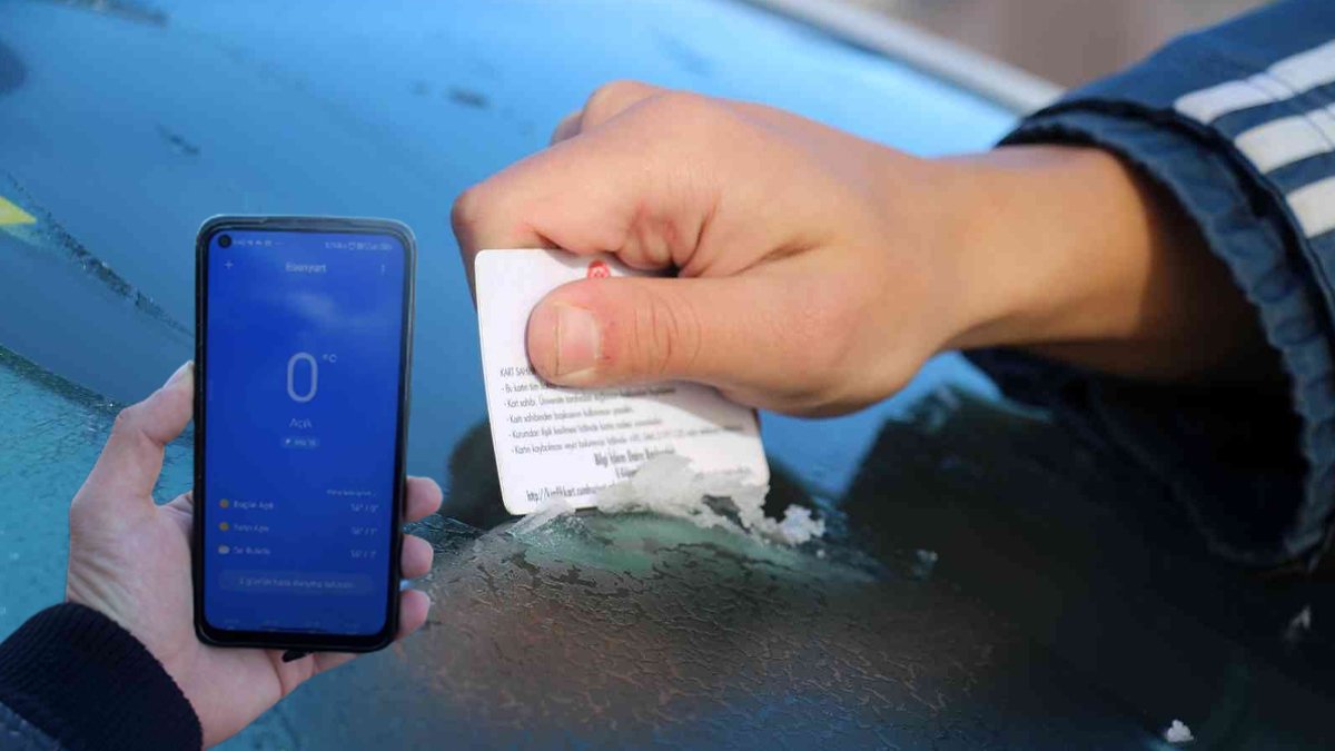 Türkiye'de her yer bahar orası kış: Hava sıcaklığı sıfırın altına düştü