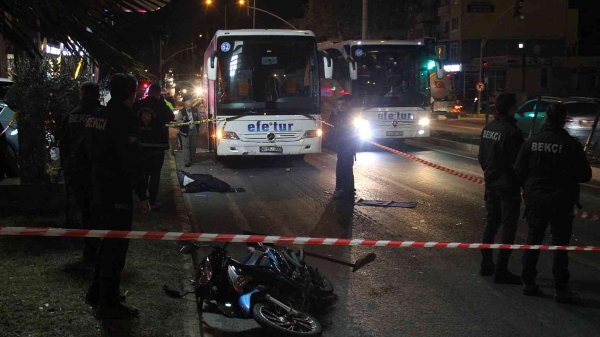 Motosiklet sürücüsünden kahreden haber