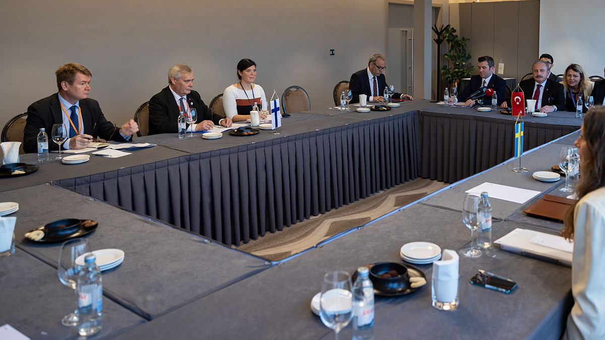 Finlandiya heyeti Ankara'da