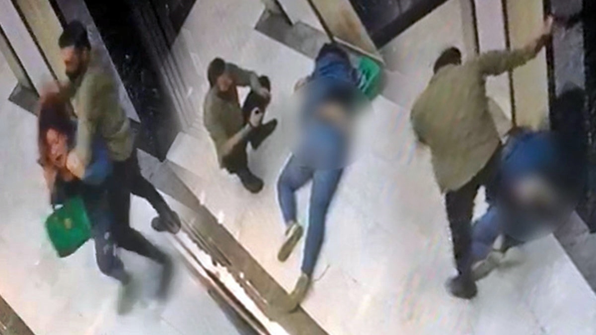 Ayıltamadığı kadını feci şekilde darp etti