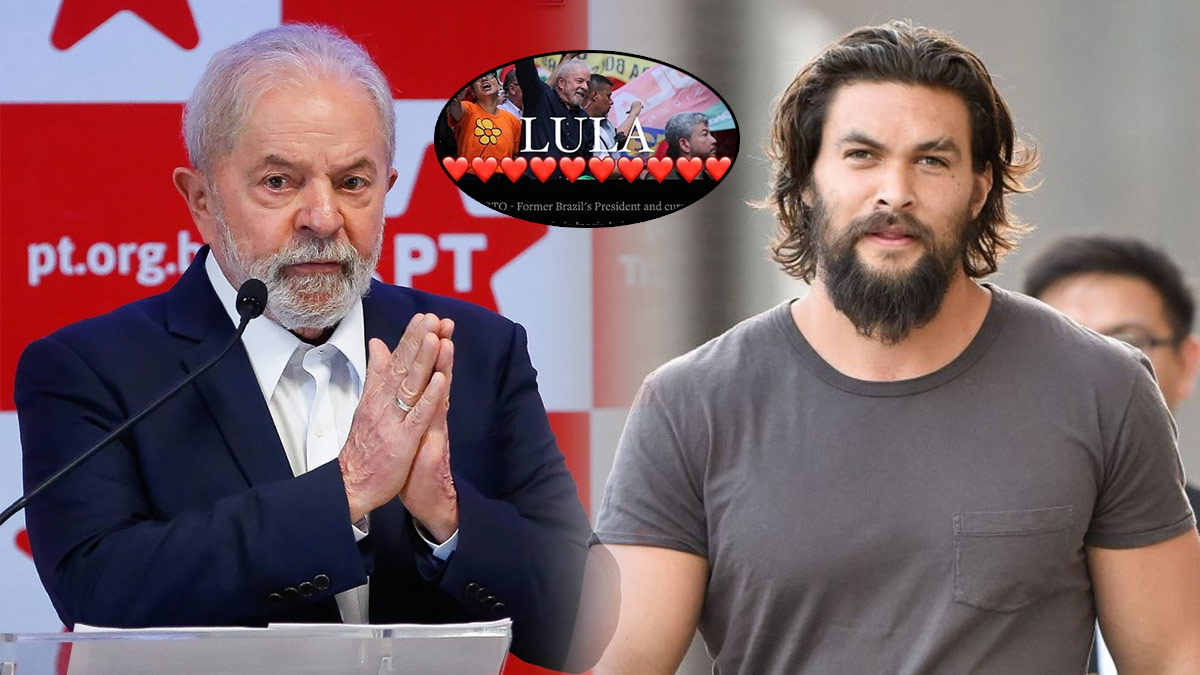 Hollywood yıldızlarından Lula'ya destek yağıyor: Aquaman'in yıldızı Momoa, kalp emojisiyle paylaştı
