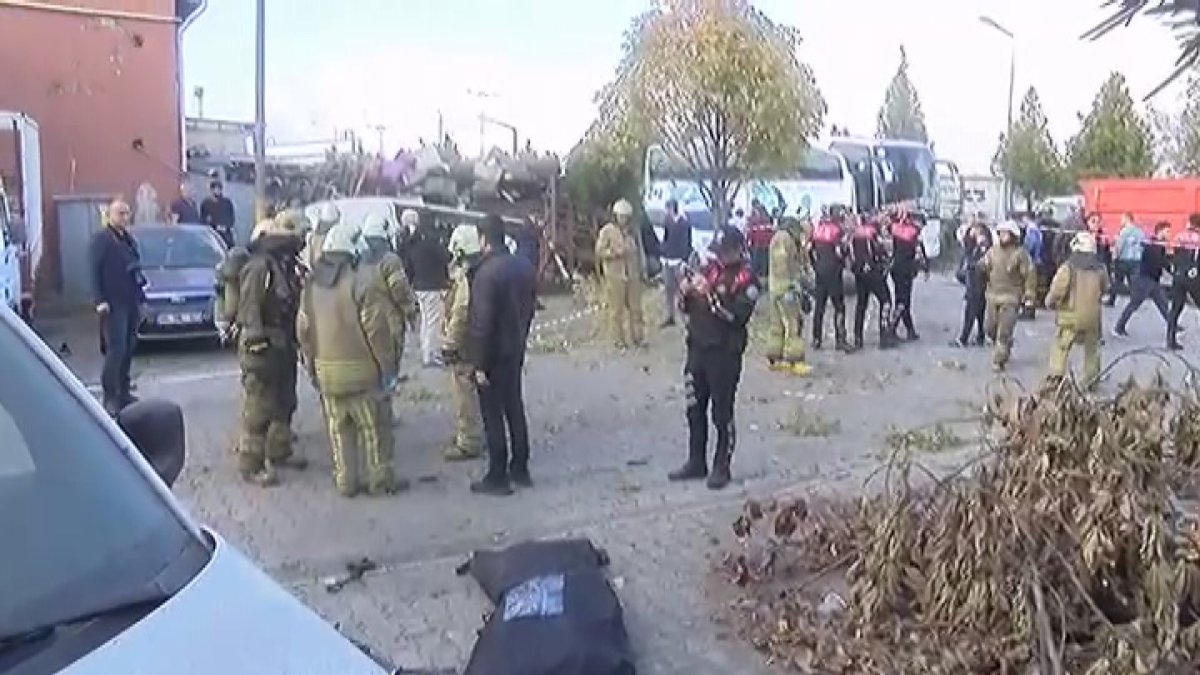 İkitelli Sanayi Sitesi'nde patlama: 1 ölü, 3 yaralı