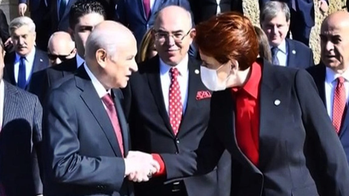 Akşener ile Bahçeli arasında yıllar sonra ilk tokalaşma