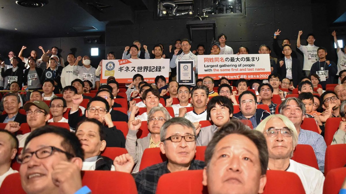 Japonya'da alışılmadık rekor: 178 adaş Guinnes tarihine girdi