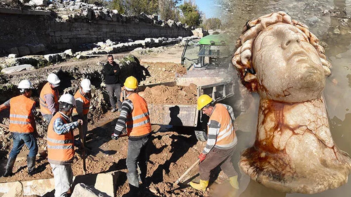 Kütahya'da 2 bin yıllık keşif: Yeni heykeller gün yüzüne çıktı