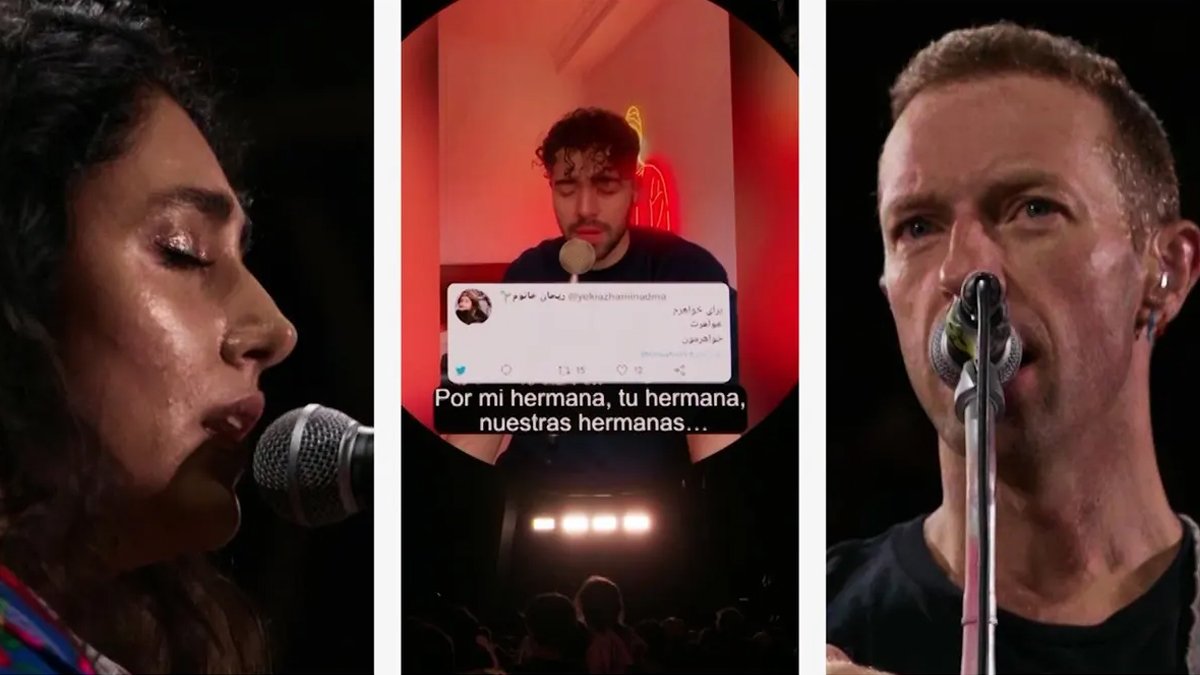 Coldplay, İran protestolarının sembolü olan 'Baraye'yi çaldı