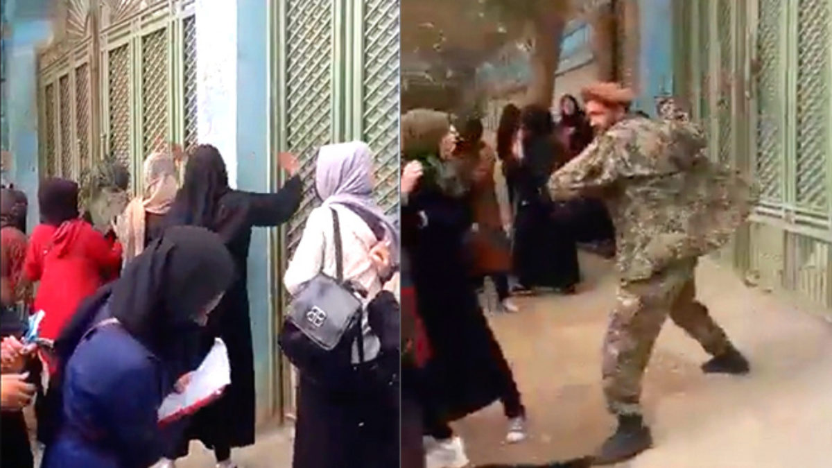 Taliban'dan burka giymeyen kadın öğrencilere kırbaç