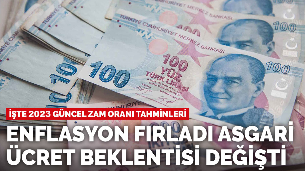 Enflasyon Fırladı, 2023 Asgari ücret Beklentisi Değişti