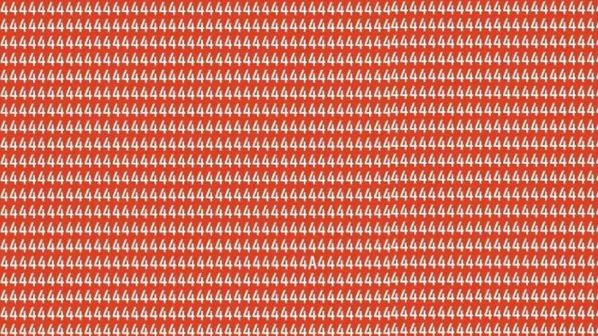 Çinlilere kriz geçirten zor zihin testi! 4 rakamları arasında gizli A harfini bul! Sadece 5 saniyen var