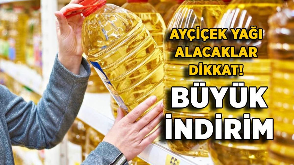 Böyle dev indirim görülmedi! O marketlerde 2 litrelik ayçiçek yağı 65 TL'ye düştü: Son tarih verildi yetişen alacak