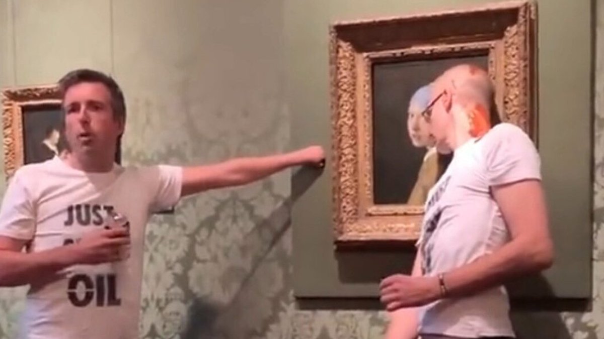 İnci Küpeli Kız'ı hedef almışlardı: Aktivistlerin cezalarında indirime gidildi