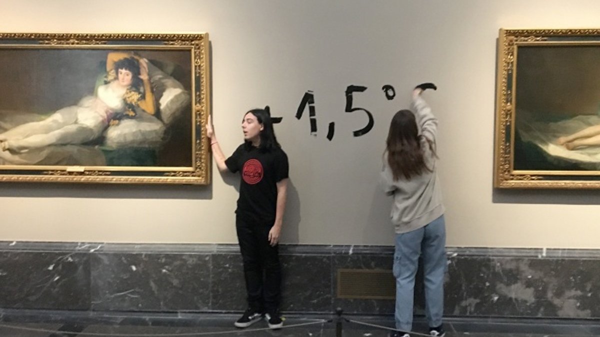 Çevre aktivistleri yine sahada: Goya'nın tabloları da listeye girdi