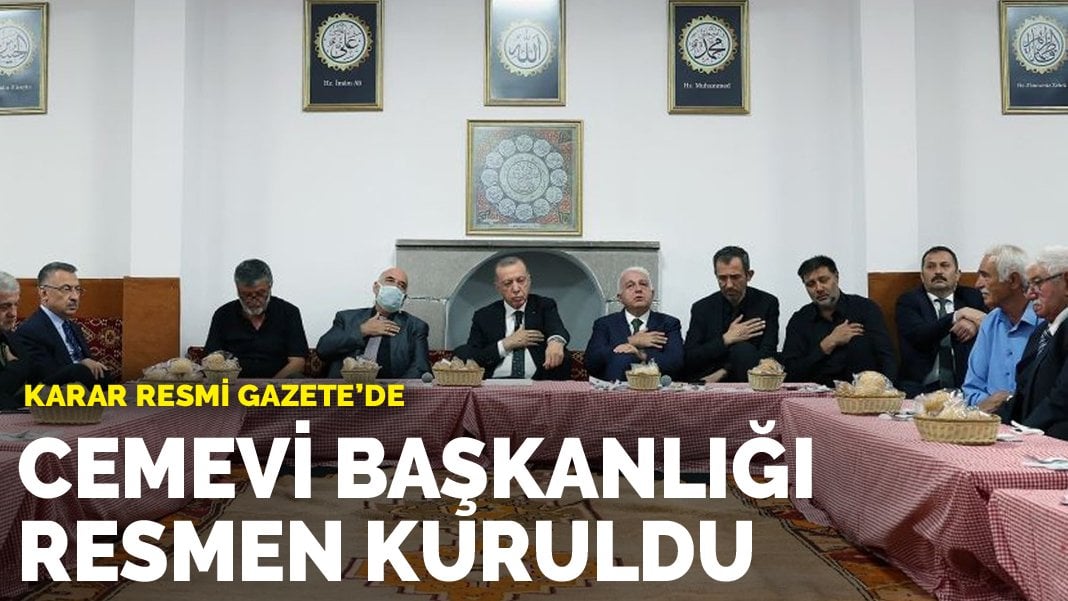 Alevi-Bektaşi Kültür Ve Cemevi Başkanlığı Resmen Kuruldu